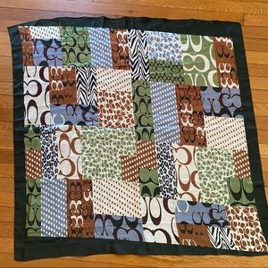 Coach silk scarf
